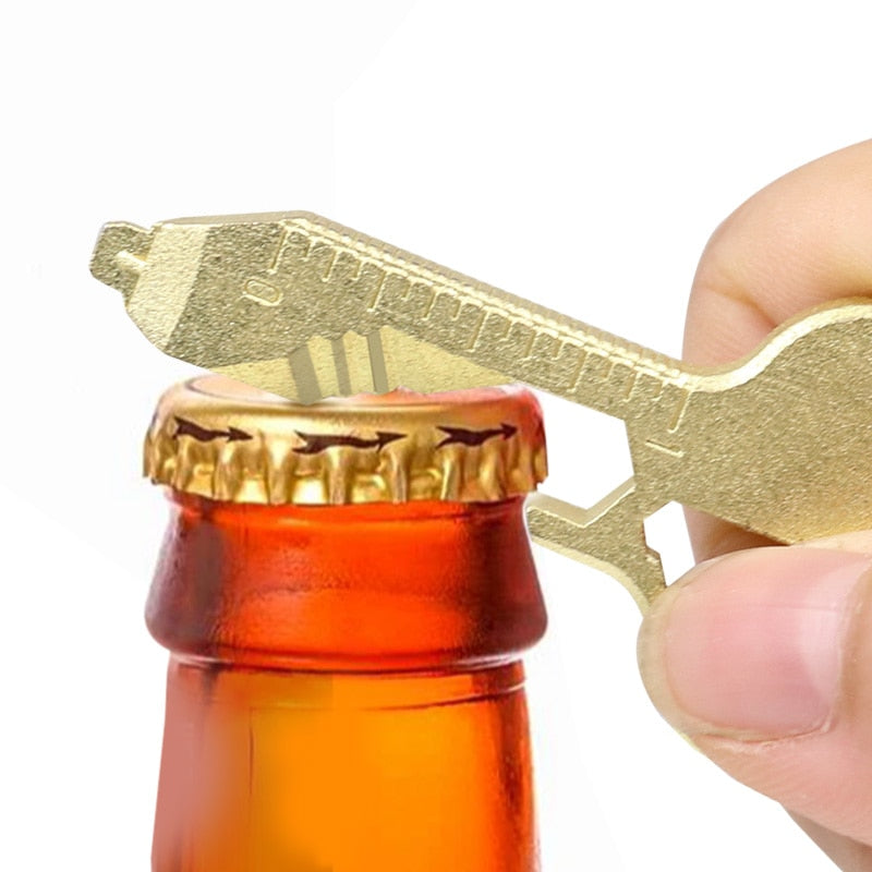 Mini Keychain Key Tool Metal Screwdriver Simulation Wrench