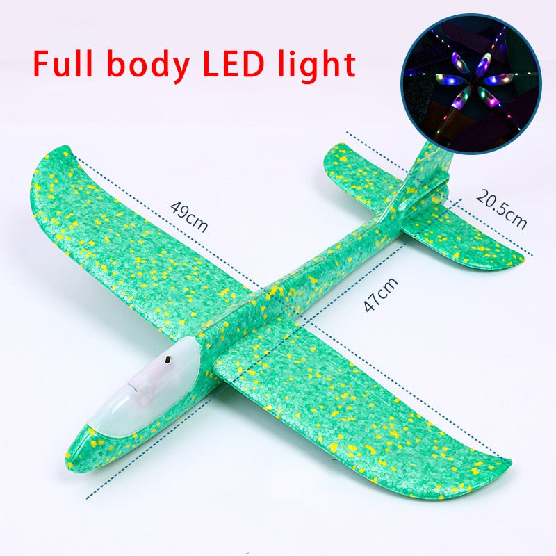 Hand Thrown Foam Plane Glider
