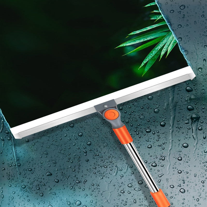 Long Handle Silicone Squeegee Broom