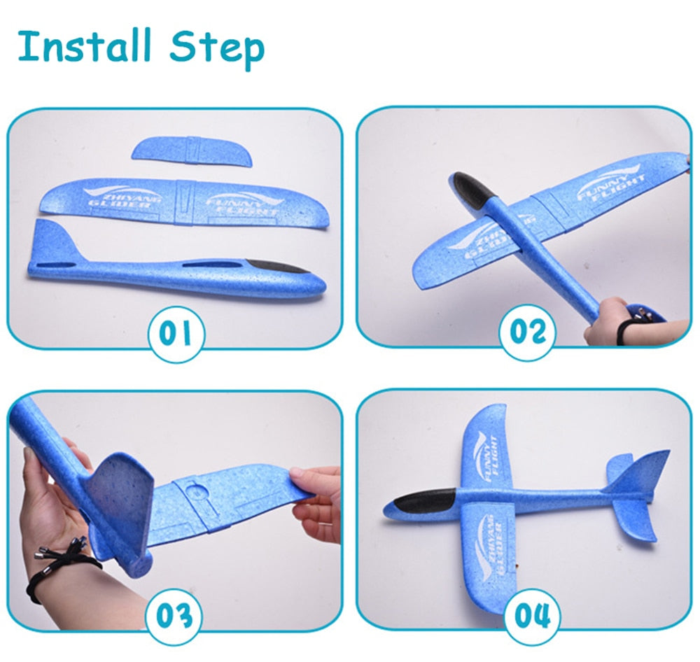 Hand Thrown Foam Plane Glider