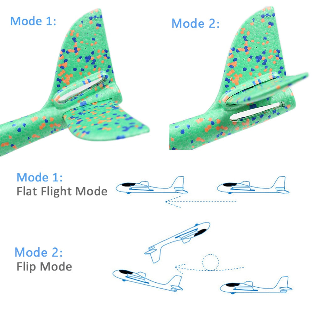 Hand Thrown Foam Plane Glider