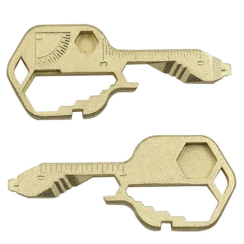Mini Keychain Key Tool Metal Screwdriver Simulation Wrench