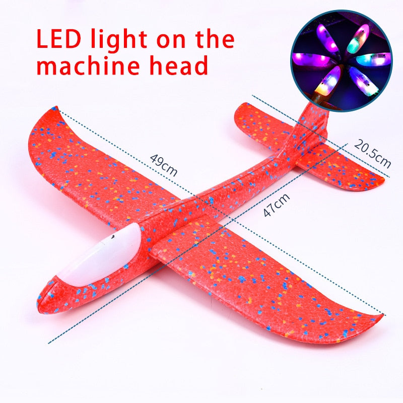 Hand Thrown Foam Plane Glider