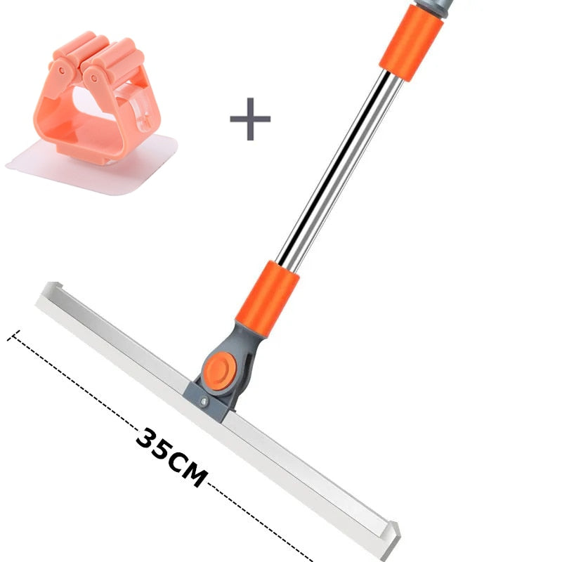 Long Handle Silicone Squeegee Broom