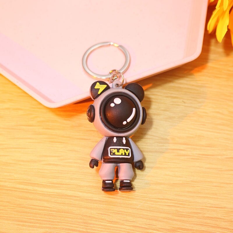 Colorful Bear Keychain for Backpack
