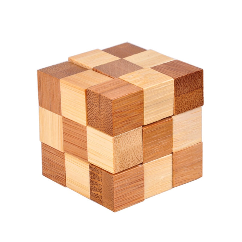 3D Wooden IQ Brain Teaser puzzle