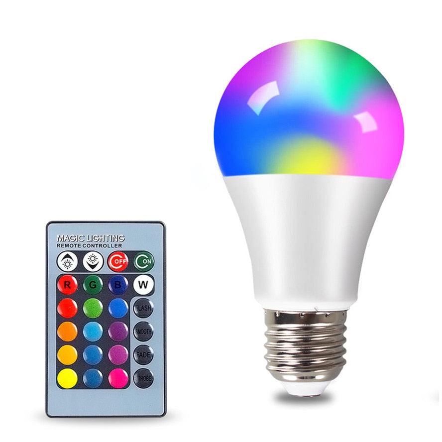 LED RGB Lamp Bulb Smart Remote Control