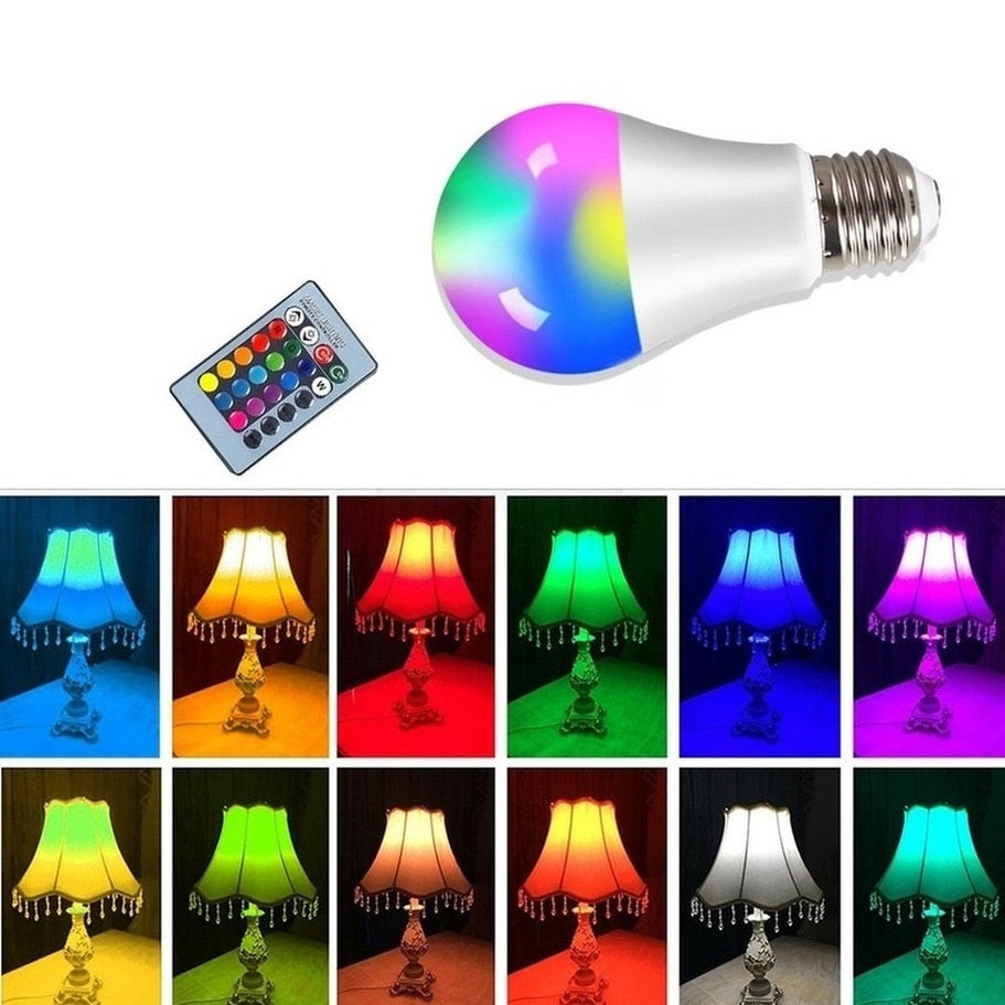 LED RGB Lamp Bulb Smart Remote Control