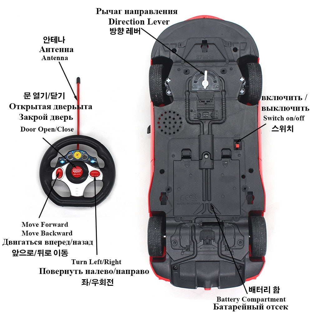 Large Size 1:14 Electric Remote Control Cars Toy For Boys and Girls